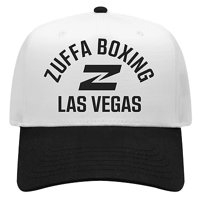 Men's White/Black Zuffa Boxing 702 Adjustable Hat