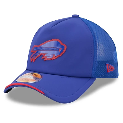 Men's New Era Royal Buffalo Bills 2026 Sideline Apex 9FORTY Adjustable Trucker Hat