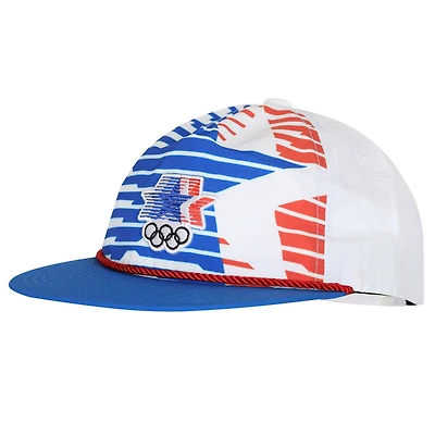 Men's Outerstuff White/Blue Los Angeles 1984 Summer Olympics Golfer Adjustable Hat