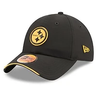 Men's New Era Black Pittsburgh Steelers 2026 Sideline Casual Classic Adjustable Hat