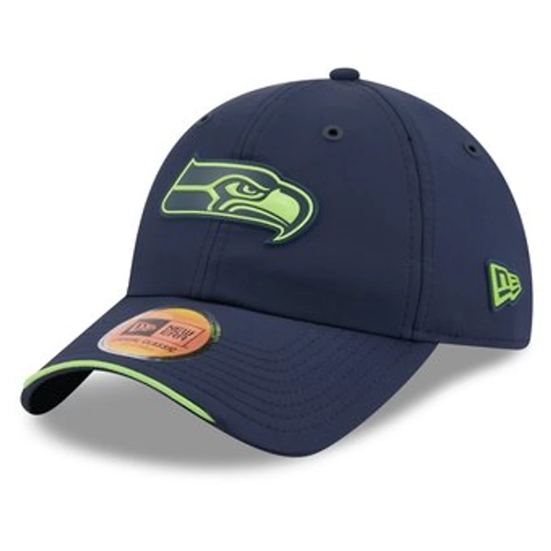 Men's New Era College Navy Seattle Seahawks 2026 Sideline Casual Classic Adjustable Hat