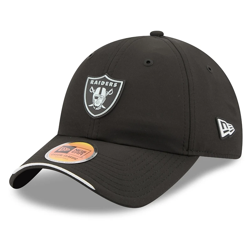 Men's New Era Black Las Vegas Raiders 2026 Sideline Casual Classic Adjustable Hat