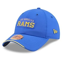 Men's New Era Royal Los Angeles Rams 2026 Sideline Throwback Casual Classic Adjustable Hat