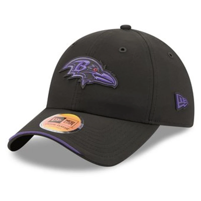 Men's New Era Black Baltimore Ravens 2026 Sideline Casual Classic Adjustable Hat