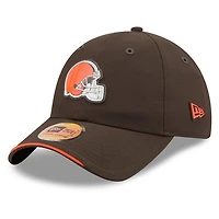 Men's New Era Brown Cleveland Browns 2026 Sideline Casual Classic Adjustable Hat