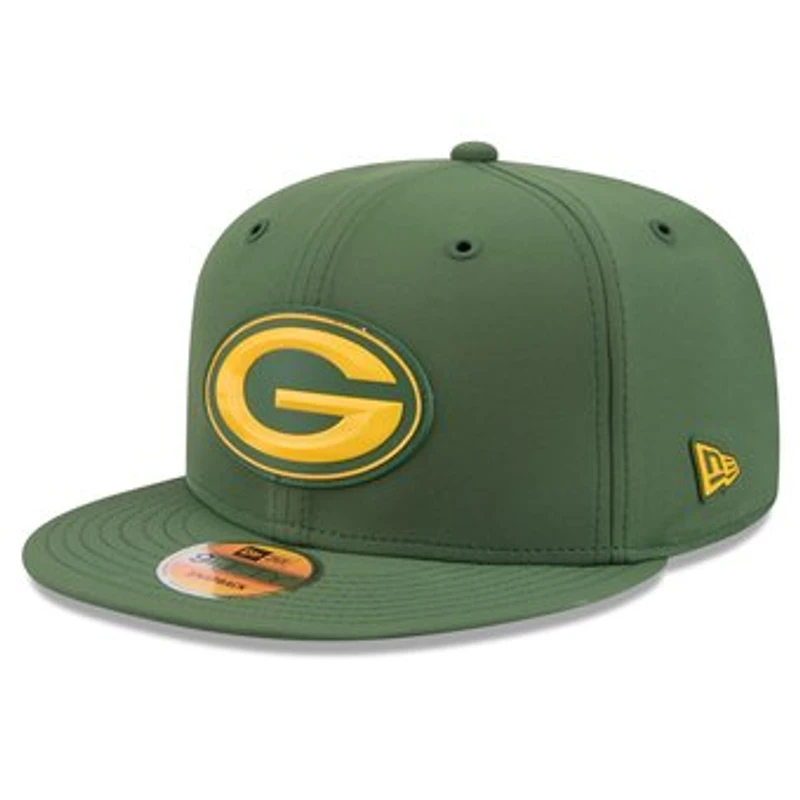 Men's New Era Green Green Bay Packers 2026 Sideline 9FIFTY Snapback Hat