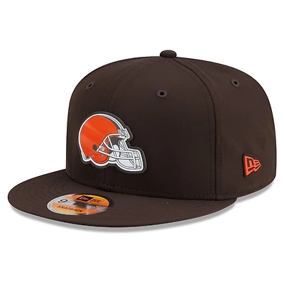 Men's New Era Brown Cleveland Browns 2026 Sideline 9FIFTY Snapback Hat