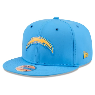 Men's New Era Powder Blue Los Angeles Chargers 2026 Sideline 9FIFTY Snapback Hat