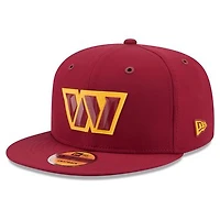 Men's New Era Burgundy Washington Commanders 2026 Sideline 9FIFTY Snapback Hat