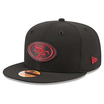 Men's New Era Black San Francisco 49ers 2026 Sideline 9FIFTY Snapback Hat