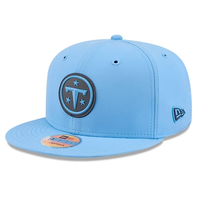Men's New Era Light Blue Tennessee Titans 2026 Sideline 9FIFTY Snapback Hat