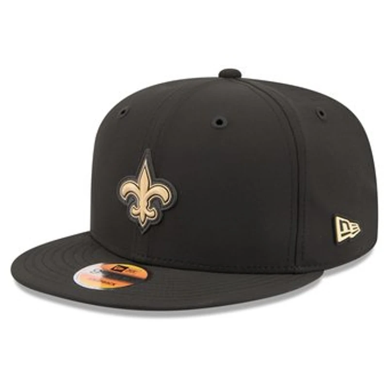 Men's New Era Black New Orleans Saints 2026 Sideline 9FIFTY Snapback Hat