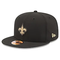 Men's New Era Black New Orleans Saints 2026 Sideline 9FIFTY Snapback Hat