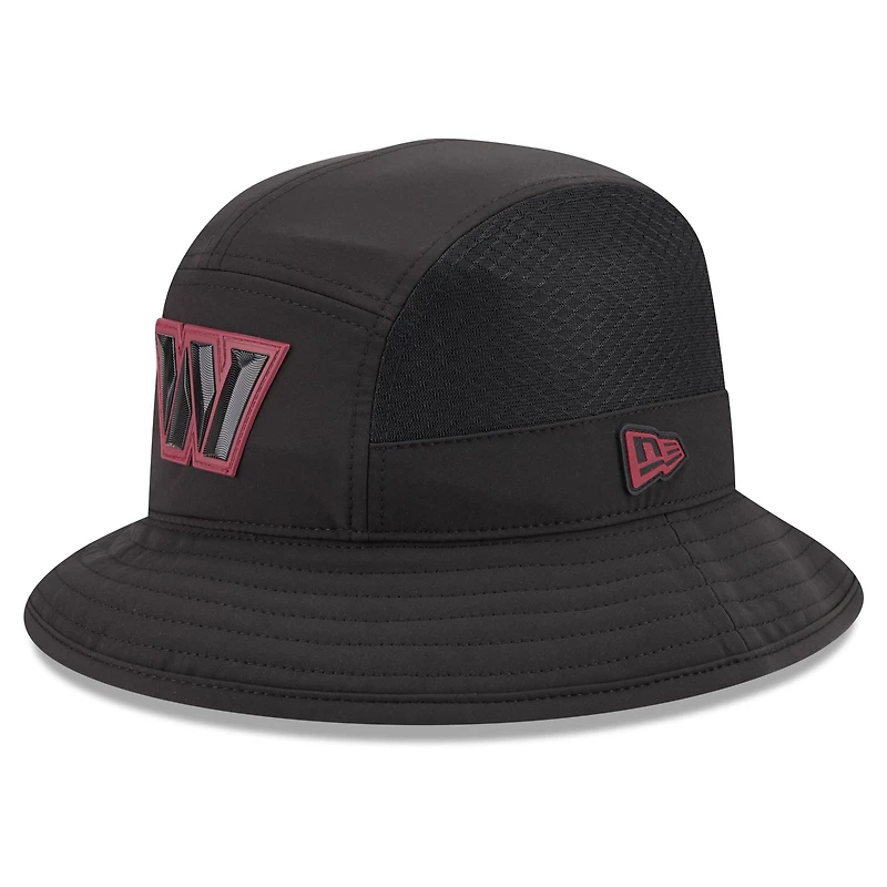 Men's New Era Black Washington Commanders 2026 Sideline Bucket Hat