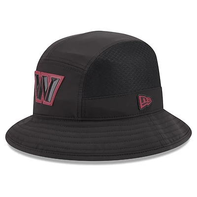 Men's New Era Black Washington Commanders 2026 Sideline Bucket Hat