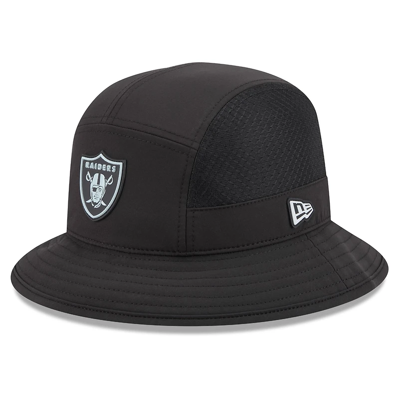 Men's New Era Black Las Vegas Raiders 2026 Sideline Bucket Hat