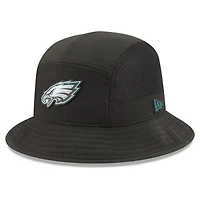 Men's New Era Black Philadelphia Eagles 2026 Sideline Bucket Hat
