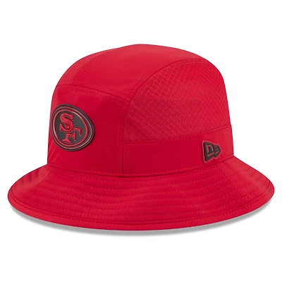 Men's New Era Scarlet San Francisco 49ers 2026 Sideline Bucket Hat