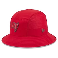Men's New Era Red Tampa Bay Buccaneers 2026 Sideline Bucket Hat