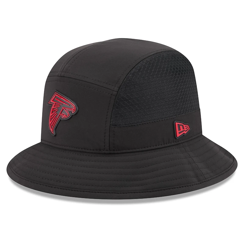 Men's New Era Black Atlanta Falcons 2026 Sideline Bucket Hat
