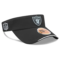 Men's New Era Black Las Vegas Raiders 2026 Sideline Adjustable Visor