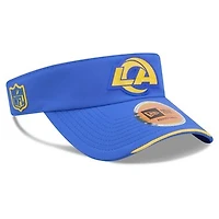 Men's New Era Royal Los Angeles Rams 2026 Sideline Adjustable Visor