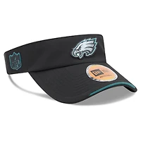 Men's New Era Black Philadelphia Eagles 2026 Sideline Adjustable Visor