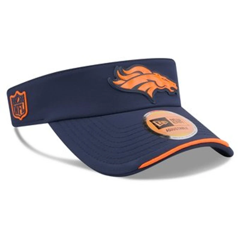 Men's New Era Navy Denver Broncos 2026 Sideline Adjustable Visor