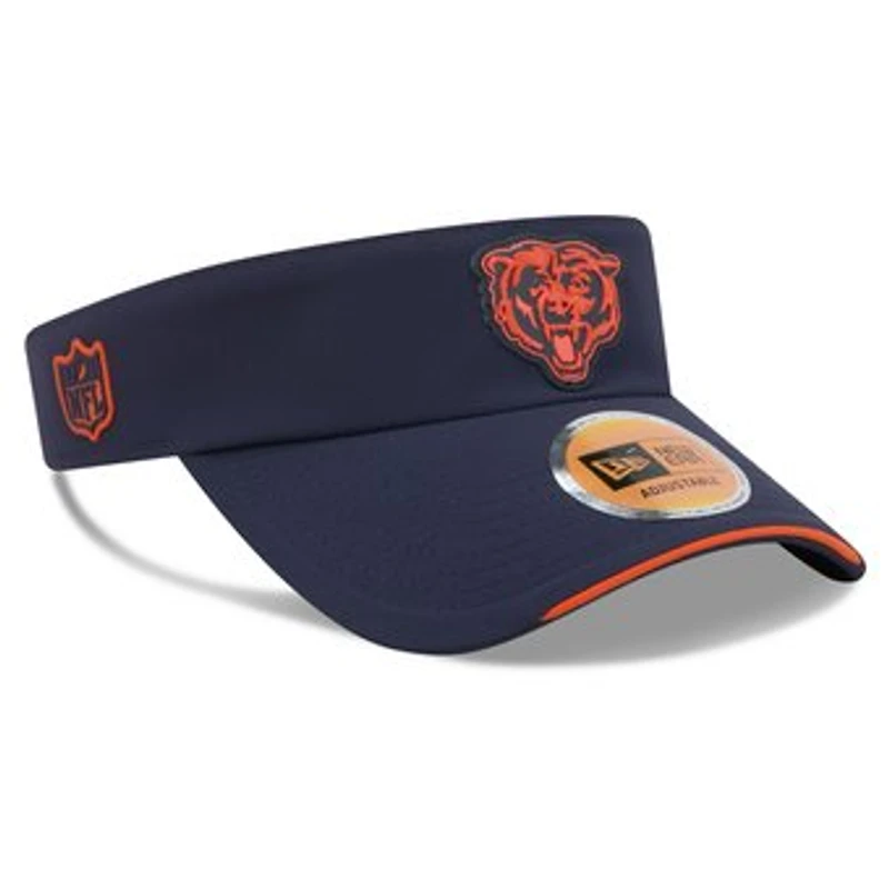 Men's New Era Navy Chicago Bears 2026 Sideline Adjustable Visor