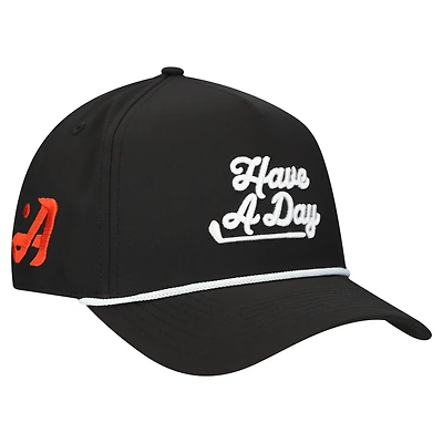 Men's Breezy Golf Black Atlanta Drive GC Have a Day Rope Adjustable Hat