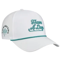 Men's Breezy Golf White The Bay Golf Club Have a Day Rope Adjustable Hat