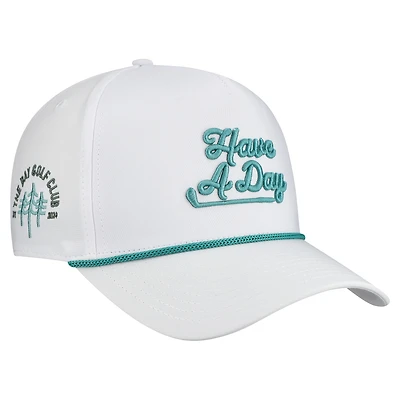 Men's Breezy Golf White The Bay Golf Club Have a Day Rope Adjustable Hat