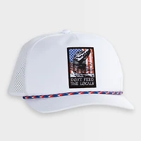 Unisex  White Flomotion DFTL USA Performance Snapback Hat