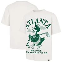 Men's '47  Cream Atlanta Braves Strollin' Foundation T-Shirt