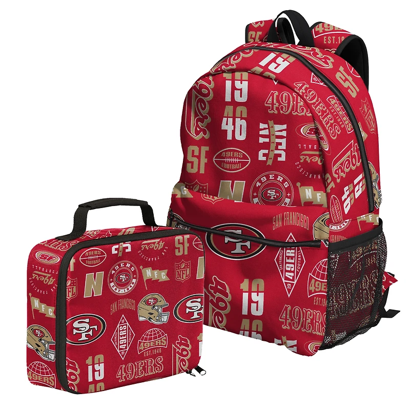 Outerstuff San Francisco 49ers Backpack and Lunchbox Set