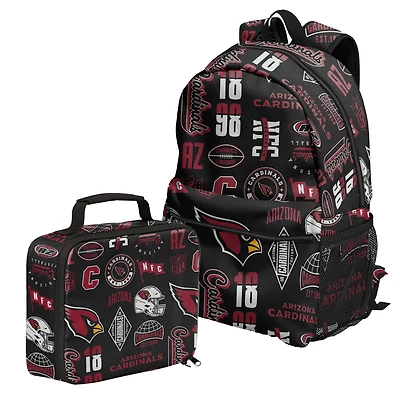 Outerstuff Arizona Cardinals Backpack and Lunchbox Set