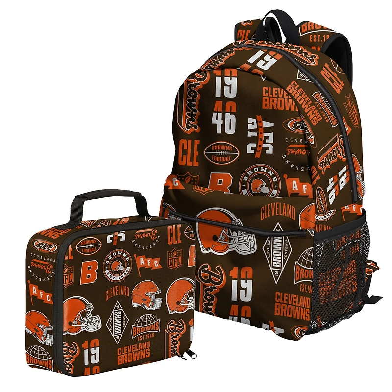 Outerstuff Cleveland Browns Backpack and Lunchbox Set