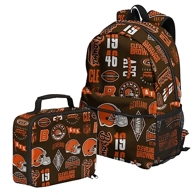 Outerstuff Cleveland Browns Backpack and Lunchbox Set