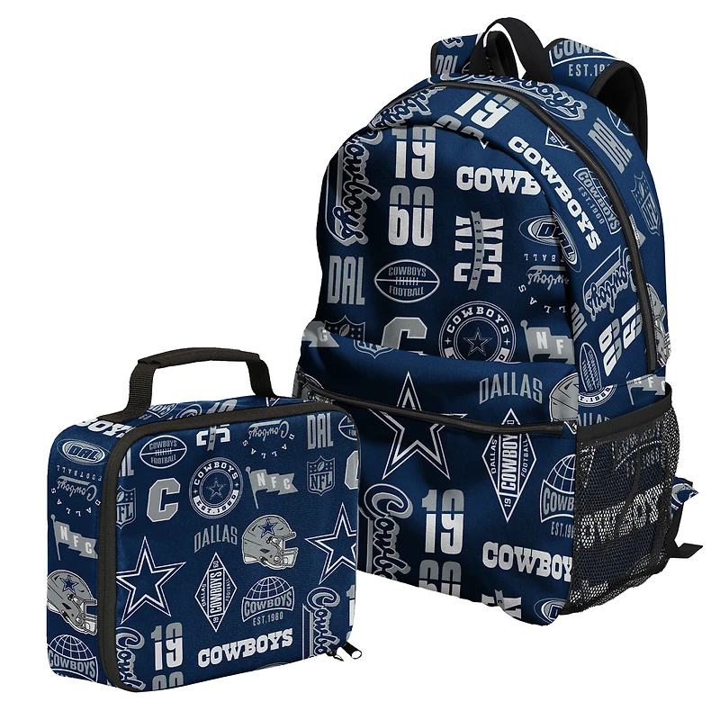 Outerstuff Dallas Cowboys Backpack and Lunchbox Set