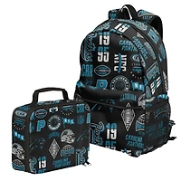 Outerstuff Carolina Panthers Backpack and Lunchbox Set