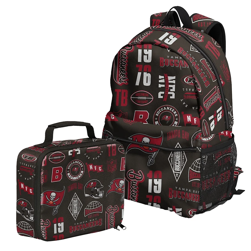 Outerstuff Tampa Bay Buccaneers Backpack and Lunchbox Set