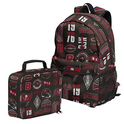 Outerstuff Tampa Bay Buccaneers Backpack and Lunchbox Set