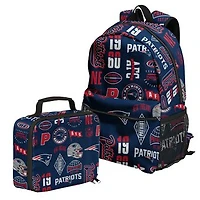 Outerstuff New England Patriots Backpack and Lunchbox Set