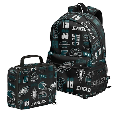Outerstuff Philadelphia Eagles Backpack and Lunchbox Set