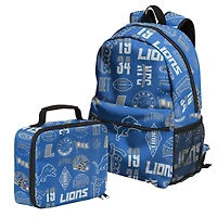 Outerstuff Detroit Lions Backpack and Lunchbox Set
