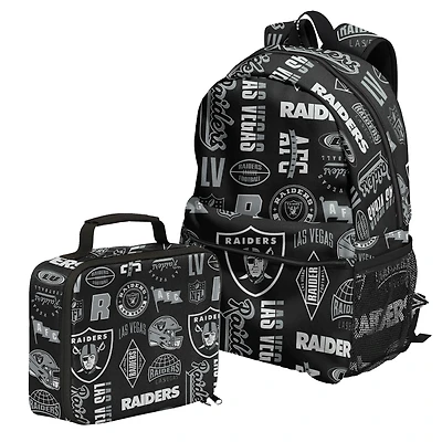 Outerstuff Las Vegas Raiders Backpack and Lunchbox Set