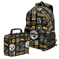 Outerstuff Pittsburgh Steelers Backpack and Lunchbox Set
