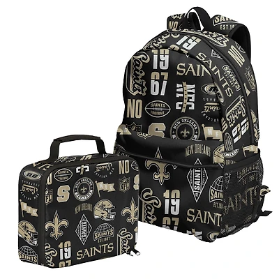 Outerstuff New Orleans Saints Backpack and Lunchbox Set