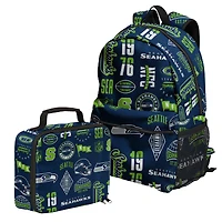 Outerstuff Seattle Seahawks Backpack and Lunchbox Set