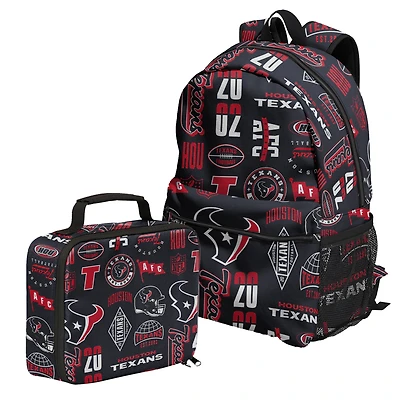 Outerstuff Houston Texans Backpack and Lunchbox Set